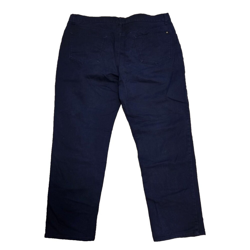 Banana Republic Men’s 40x32 Dark Navy Stretch 5 Pocket Pants Straight Fit Work - Picture 2 of 10